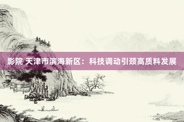 影院 天津市滨海新区：科技调动引颈高质料发展