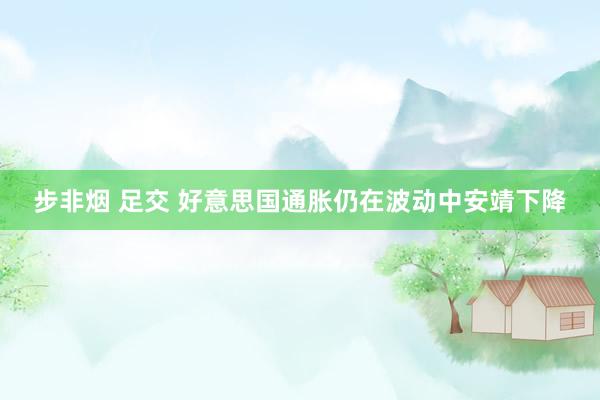 步非烟 足交 好意思国通胀仍在波动中安靖下降