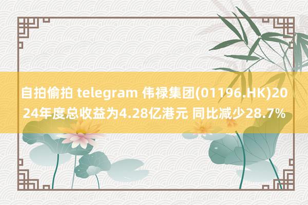 自拍偷拍 telegram 伟禄集团(01196.HK)2024年度总收益为4.28亿港元 同比减少28.7%